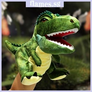 FL Hand Puppet Dinosaur Role for Play Bedtime Plush Puppets Parent-Kids Interactive