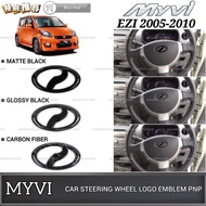 AMAZING PERODUA MYVI EZI 2005-2010 CAR STEERING LOGO EMBLEM COVER GARNISH STEERING EMBLEM LOGO BADGE