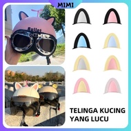 Cute Motorcycle Decorations / Motorcycle Cat Ear Decorations / Helmet Sticker Modifications Cute Cat
