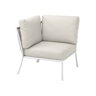 SEGERÖN 轉角休閒椅, 戶外用 白色/米色/frösön/duvholmen 米色, 76x76x76 公分