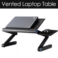 Adjustable Vented Laptop Table Laptop Computer Desk Portable Stand //table/laptop/computer/desk/chai