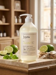 韓國 jmella】法式奢華香水沐浴乳 1000ml (NO.03 陽光奢華 - 青檸與羅勒)  (平行進口)