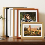 Wooden Photo Frame Table Hanging Wall a3A4 Paper Picture Frame 4 Open Self-Installation Large Size I