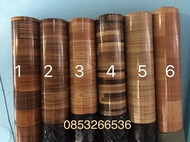 ยกม้วน ส่งฟรี หน้ากว้าง 1.5 เมตร หนา 0.3 มิล เสื่อน้ำมันลายไม้ เสื่อน้ำมัน ยาว 27.4 เมตร มี 8 ลาย เค