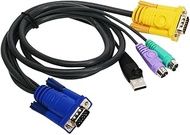 Aten 2L-5302UP PS2+USB KVM Cable for CS82U and CS84U, 1.8m