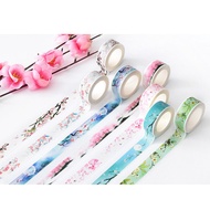 Japanese Washi Tape - Flower Falls And Blow Pattern (1.5Cmx7M)