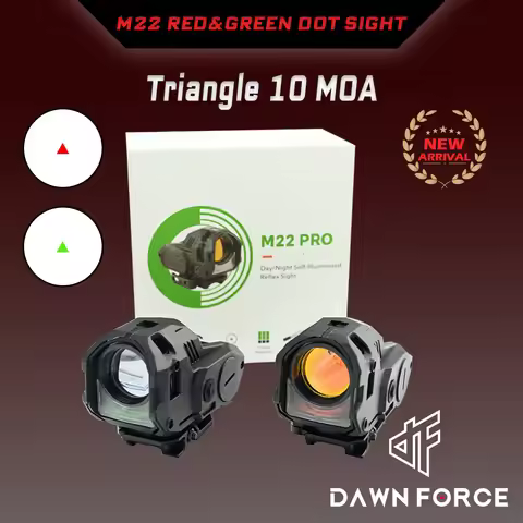 M22 Pro Self-Illuminated Reflex Red Dot Sight Green Dot for 20mm Picatinny Rail