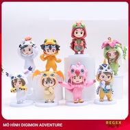 (With Box) Blind Box/Blind Box of 8 Digimon Models ver2.0 Sharp disguise Random Blind Box, cartoon m