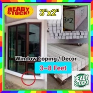 3"x2"(8kaki) coping Tingkap 3"x2"