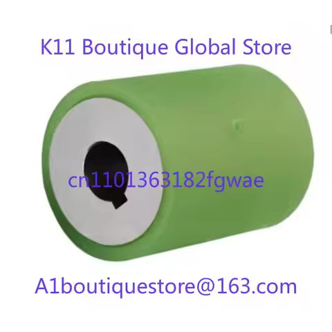 Polyurethane Rubber Wheel Stainless Steel Through Hole Keyway Active Drive Pulley Spot Assembly Line