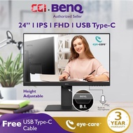 BenQ 24" GW2485TC IPS FHD 5ms 75Hz Built In Noise Cancelling Microphone USB-C Eye Care Monitor