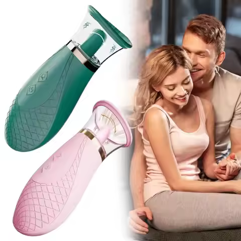 Clitoral Sucking Vibrator Nipple G-spot Sucker Rapid Tongue 9 3 Vibrator Patterns Female Licking Suc