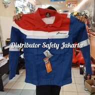 Pertamina Nomex Uniform Dupont Original Pertamina Top Wearpack/