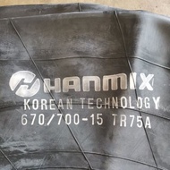 Korean Technology Tube 670/700−15 TR75A Tube Lorry Tyres ｛HANMIX｝