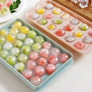 33 Holes Round Balls Ice Mold Plastic Tray Ice Hockey Grid Making Box Molds Small Well Ball Hockey M