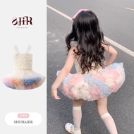 Tutu Skirt Girls Summer Princess Fluffy Cake Skirt Baby One Year Old Dress Dress Girl Baby Summer Dr