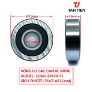Train bearing 25x71x21 (mm), 63341-23470-71,