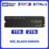 Western Digital WD_BLACK SN8100 NVMe Gen5 SSD M.2 2280 14900MB/s WDS100T1X0M / WDS200T1X0M itw