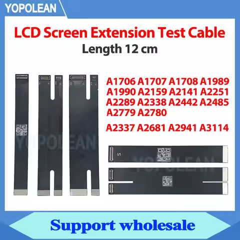 LCD Screen Display Extension Test Repair Flex Cable For Macbook Pro Air A1706 A1708 A2337 A2338 A244