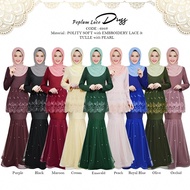 693# peplum lace dress