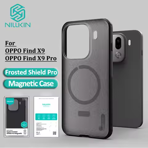 Nillkin Magnetic Case For OPPO Find X9 Pro X8 S24 Ultra iPhone Air 17 16E 15 14 S25 FE Edge S24 Plus