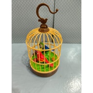 burung mainan bermuzik sangkar burung mainan