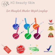 Set Mangkok Lengkap 4in1 Set Mangkok Masker Wajah - Alat Kecantikan