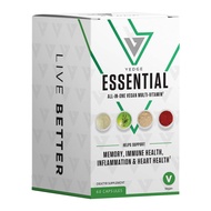 Vegan Omega 3 - Daily Multivitamin Contains Vitamin D, Vitamin B12, Algal Oil for Vegan EPA & DHA - 