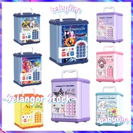 Tabung ATM Piggy Bank With Music Money Saving Box Password Fingerprint Credit Card Kids Cartoon Coin