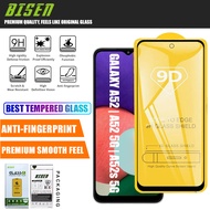 BISEN Premium HD Full Adhesive Smooth Feel Thick Glass Anti-Fingerprint Waterproof Tempered Glass fo