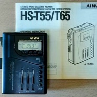 AIWA HS-T55 walkman radio cassette pl...