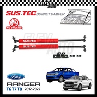 Ford Ranger T6 T7 SUSTEC Front Hood Damper Bonnet Gas Lifter Twin Strut Accessories 2014 2015 2016 2
