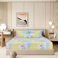 Bộ ga giường áo gối Stefani ST200046 - Bộ drap cotton 1m2 1m4 1m6 1m8 x dài 2m (Không kèm mền)