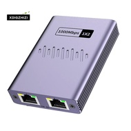 POE Network Cable Splitter 1 to 2 Gigabit Network Splitter Simultaneous Network Three-Way Transfer N