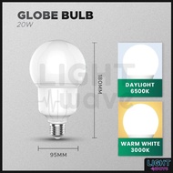 [2 YEARS WARRANTY] MEGAMAN 20W GLOBE BULB/30W T BULB E27 LED LIGHT BULB