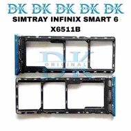 Sim Tray Infinix Smart 6 X6511B Simtray Simlock Slot Card Holder