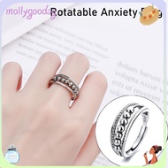 MOILYGOODSG Anxiety Ring Accessories Retro Style Anxiety Relief Open Ring
