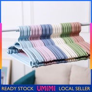 Ready Stock UMIMI UHL029 High Quality Plastic Clothes Hanger Baju Tahan Lama Harga Borong Boutique Cloth Coat Hangers
