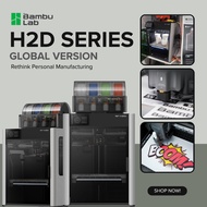 Bambu Lab H2D 3D Printer Dual-nozzle Multi-material 3D Printing