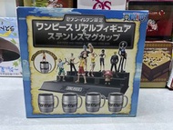 限定 海賊王 Onepiece 草帽海賊團 展示枱座 路飛 索柏 卓洛 山治 芬奇 布魯克 烏索普  羅賓  奈美 不鏽鋼 酒筒 杯