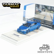 Tarmac Works TW 1:64 Integra TYPE R DC5 Custom Blue Metallic Diecast Model Car