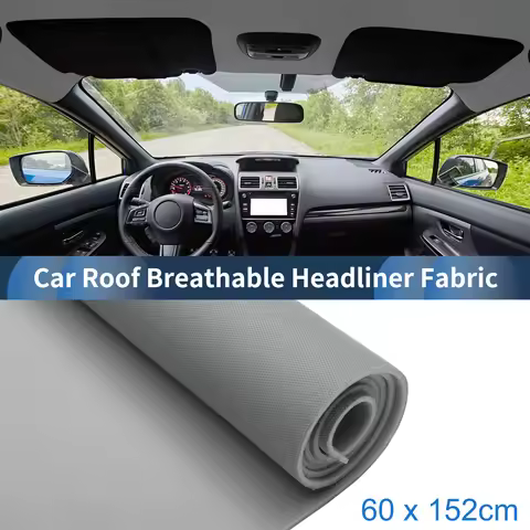 UXCELL Mesh Fabric Headliner Fabric 243x121cm 215x121cm 200x121cm 177x121cm 162xx121cm Foam Back for