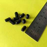 BAUT L TANAM M6 X 10 BAJA / BAUT L TANAM M6X10 / BAUT L SET M6X10 BAJA HITAM SOCKET SET SCREW KUNCI 