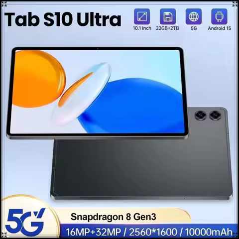2026 S10 Ultra Original Tab Tablet Snapdragon870 10 10.1 inch Android 14 Global Core 10000mah 5G Dua