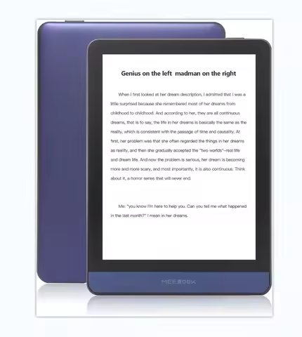 M6 E-Book Reader New 6" 300PPI HD E-Ink Screen Ereader Cold/Warm Light Android 11 Support Google Pla