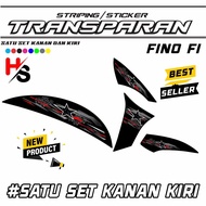Striping STICKER TRANSPARENT UV MOTORCYCLE YAMAHA FINO V4 VARIATIONS