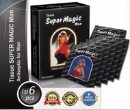 TISU SUPER MAGIC ISI 6 TISUE MAGIC ANTISEPTIK ORIGINAL COD