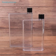 Auspiciousrui Fashion Water Bottle Portable Clear Book Portable Paper Pad Water Bottle Flat

