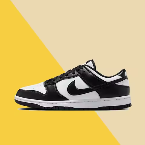 Nike Dunk Low Unisex Sneakers - Enhanced Cushioning, Slip-Resistant Outsole, Iconic Panda Style for 