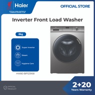 Haier 8kg Front Load Super Inverter Washing Machine / Steam / Hygiene Care / Pillow Drum - HW80-BP12